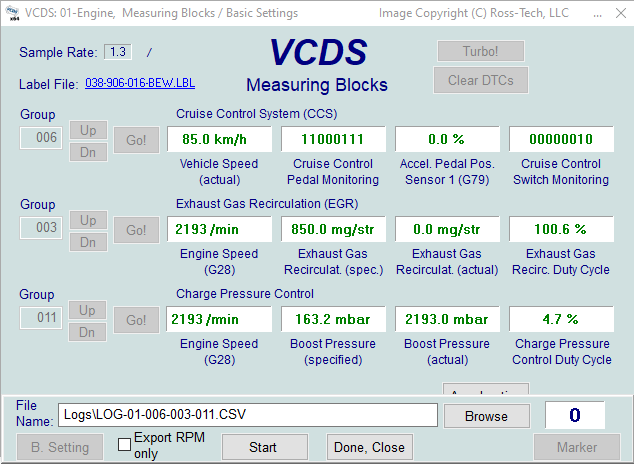 VCDS VAG-COM Diagnostic System