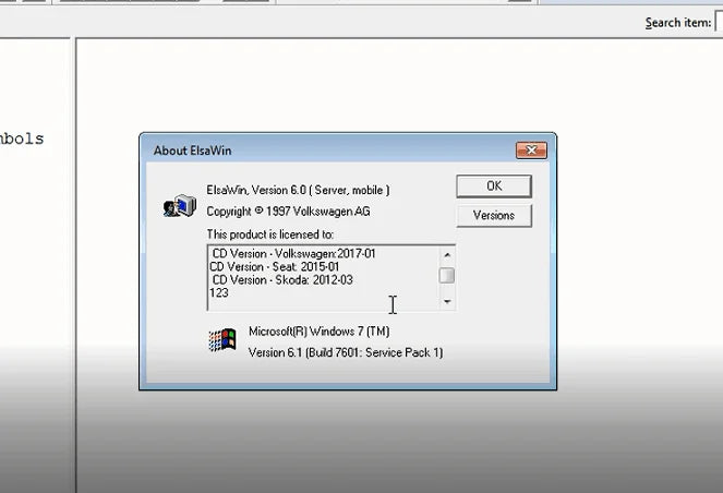 ElsaWin 6.0 Auto Repair Software For Audi VW Skoda Seat