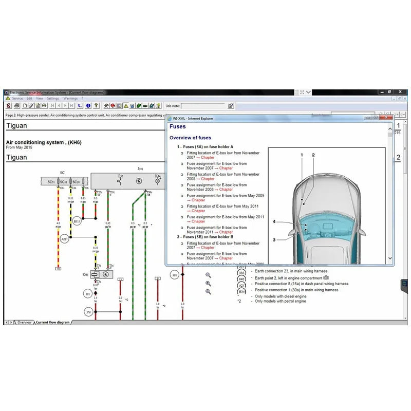 ElsaWin 6.0 Auto Repair Software For Audi VW Skoda Seat