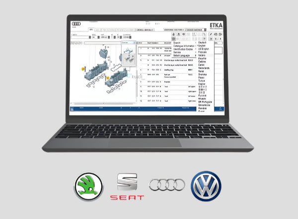 ETKA 8.3/8.5 Group Vehicles Catalog by the Volkswagen Group